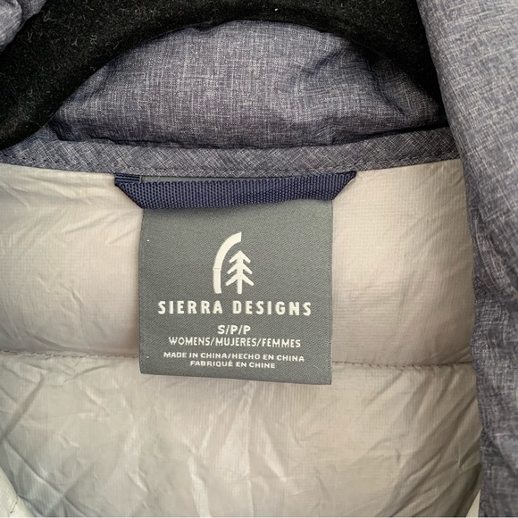 Sierra Designs Gray Woman's DriDown  Jacket Drawstring Hem  Size S - Picture 12 of 15